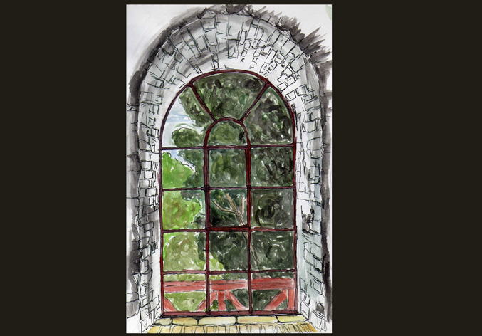 Architectural Illustrations - Brick Window